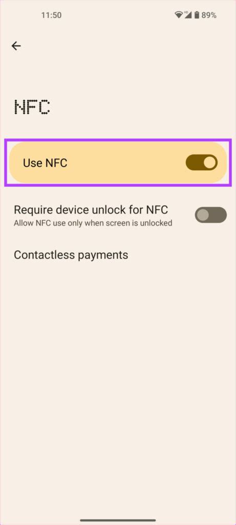 nfc tag message not working.